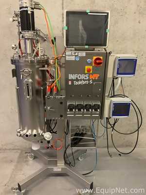 Infors HT Techfors-S Pilot-Scale 40 Liter Jacketed Stainless Steel Bioreactor