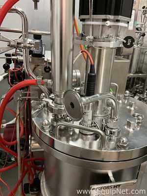 Infors HT Techfors-S Pilot-Scale 40 Liter Jacketed Stainless Steel Bioreactor