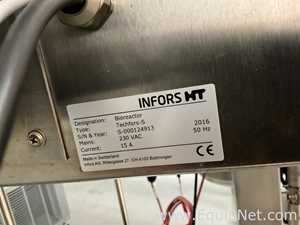 Infors HT Techfors-S Pilot-Scale 40 Liter Jacketed Stainless Steel Bioreactor
