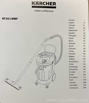Unused Karcher NT611MWF Wet and Dry Vacuum Cleaner