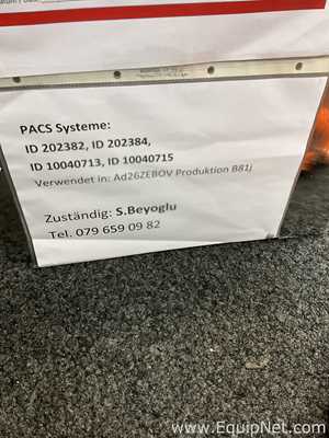 Lot of 2 PACS Systeme HMI with Controllers