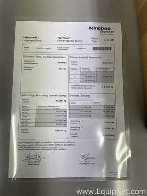 Unused Minebea Intec CAW1S1-30ED-I Benchtop Balance