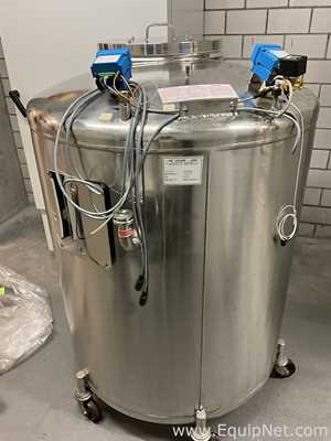 Carbagas RCB600 600L Stainless Steel Liquid Nitrogen Storage Tank