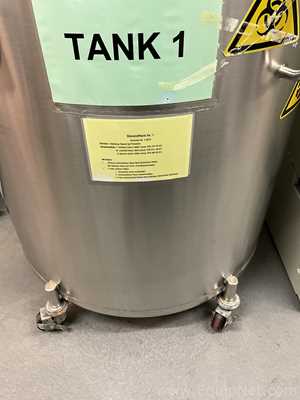 Carbagas RCB600 600L Stainless Steel Liquid Nitrogen Storage Tank