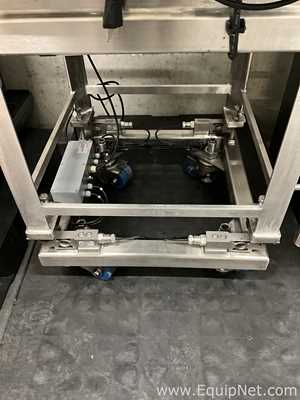 Xcellerex XDM-Q-50-T 50L Jacketed Single-Use Stainless Steel Mixing Tank