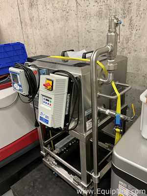 Xcellerex XDM-Q-50-T 50L Jacketed Single-Use Stainless Steel Mixing Tank