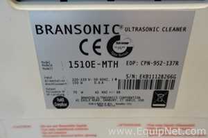 Branson 1510E-MTH Ultrasonic Cleaner Bath Heated with Mechanical Timer and Lid