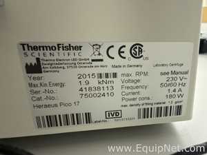 Thermo Fisher Scientific Pico 17 Laboratory Centrifuge