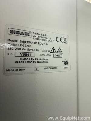 Cabina de Seguridad Biológica BioAir Safemate Eco 1.8