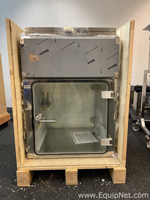 Unused Custom Made Material Airlock Double Door Clean Rom Transfer Hatch