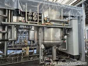 NETZSCH Milling Extension Skid 2-2 - Two 4,000 L Mixing Tanks with Tornado Pump and Control Panel