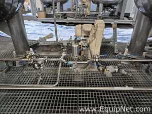NETZSCH Milling Extension Skid 2-2 - Two 4,000 L Mixing Tanks with Tornado Pump and Control Panel