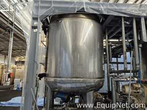 NETZSCH Industrial Premix Extension Skid 1-2 - Two 4,000 L Agitator Tanks, Maxshear Mixer and Pump