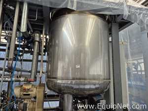 NETZSCH Industrial Premix Extension Skid 1-2 - Two 4,000 L Agitator Tanks, Maxshear Mixer and Pump