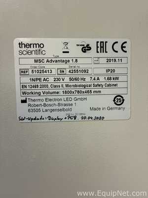 Cabina de Seguridad Biológica Thermo Scientific MSC Advantage 1.8