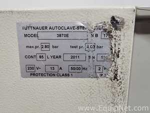 Tuttnauer  3870E Autoclave Steam Sterilizer