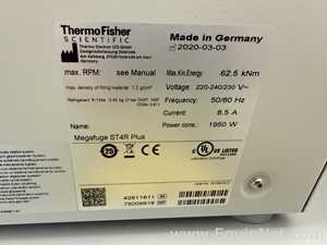 Centrífuga para laboratorio Thermo Fisher Scientific Megafuge ST4R Plus