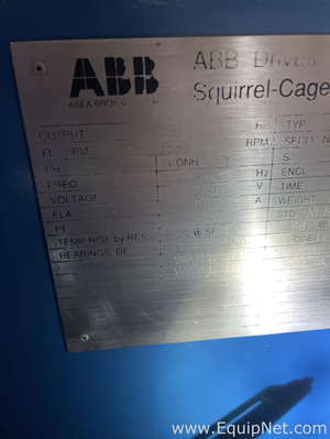 ABB AMA 400L2L BSH Electric Motor 1250Hp