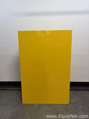 Uline H-1564M-Y 45 Gal. Flammable Storage Cabinet