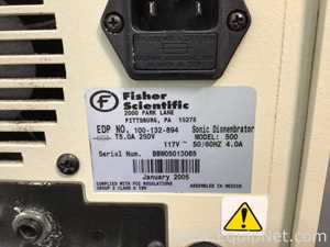 Sonicador Fisher Scientific 500