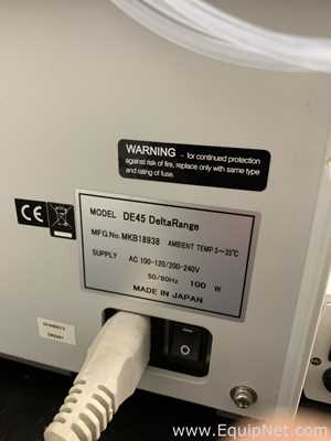 Mettler Toledo DE45 DeltaRange Density Meter