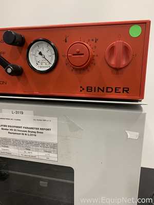 Binder VD 23 Vacuum Oven with Vacuum Pump