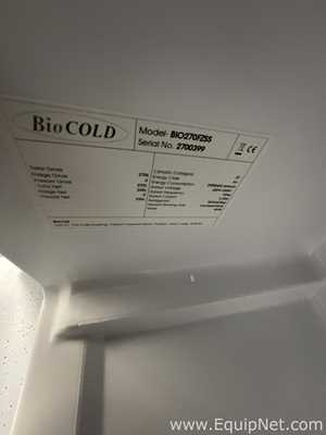Congelador BioCold Scientific Inc. BIO270FZSS.  235 Litros