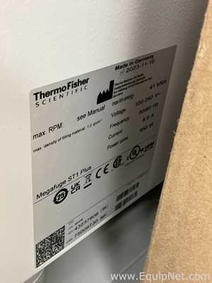Thermo Fisher Scientific Megafuge ST1 Plus Laboratory Centrifuge