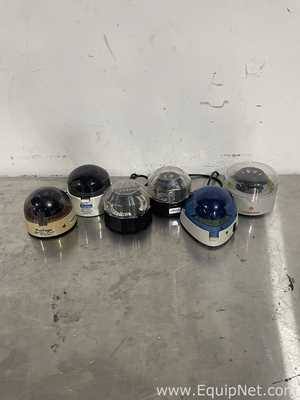 Lot of 6 Various Mini Centrifuges