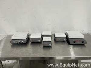 Lot of 6 Corning  Hot Plates/Stir Plates