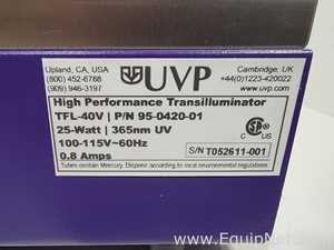 Equipamentos Laboratoriais Diversos UVP TFL-40