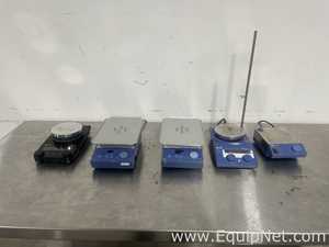 Lot of 5 Various Digital Stirrer Hot Plates