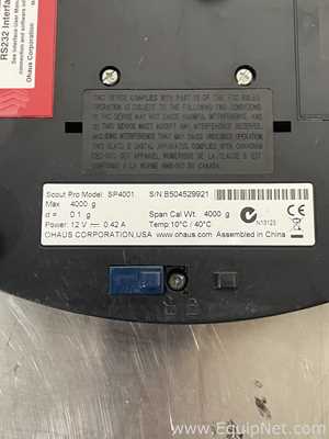 Balança Ohaus Corporation Scout Pro SP 4001