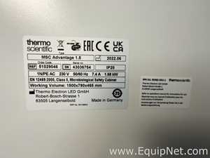 Thermo Scientific MSC Advantage 1.5 Class II Biological Safety Cabinet