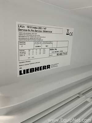 Liebherr LKUv 1610 133 Litre Under Counter Laboratory Refrigerator
