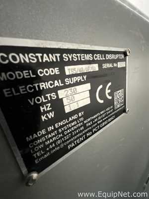 Constant Systems Ltd TS5/40/AE/6A Cell Disruptor with Chiller