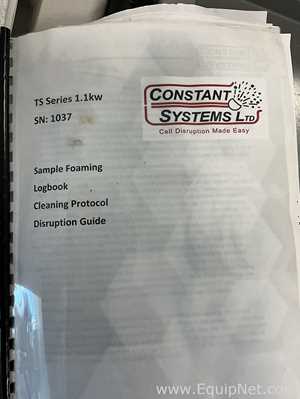 Constant Systems Ltd TS5/40/AE/6A Cell Disruptor with Chiller