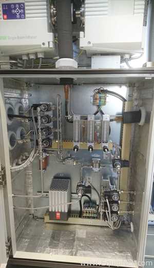 Dr. Marino Muller AG Gas Analysis System for Bio-Reactors with Servomex O2 and CO2 Analyzers