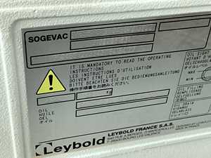 Sogevac SV 40/65 BIFC Vacuum Pump