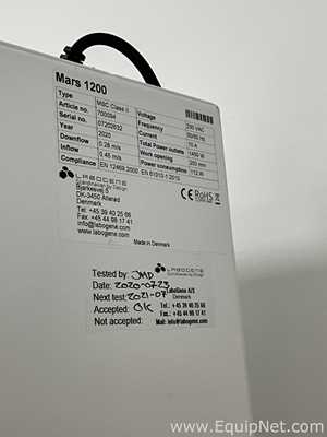 Labogene Mars 1200 MSC Class II Biological Safety Cabinet