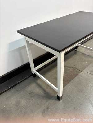 Lot of 5 Five Foot Black Lab Benches