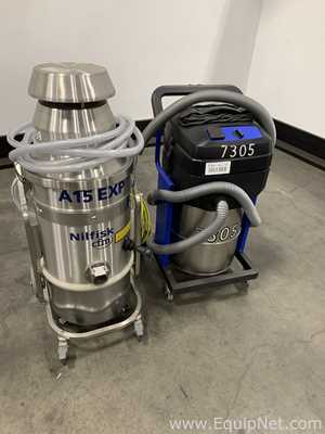 One Lot of Two Mobile Dust Collectors - Vacuums