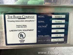 Cabine de Segurança Biológica The Baker Company SG603