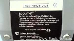 Fisher Scientific AB15 pH Meter and 100 Syringe Pump