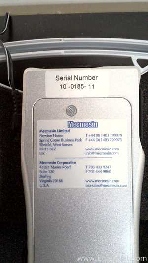 Calibrador Mecmesin Requisitos de Ar  