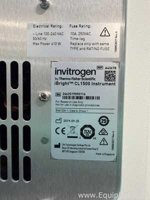 Generador de Imágenes Invitrogen iBright CL1500