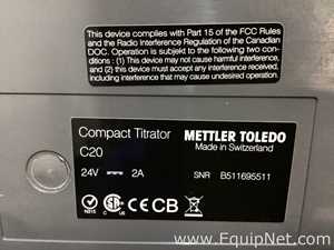 Mettler Toledo C20 Coulometric KF Titrator
