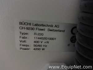 Buchi Rotavapor R-220 Rotary Evaporator with V800 Vacuum Controller