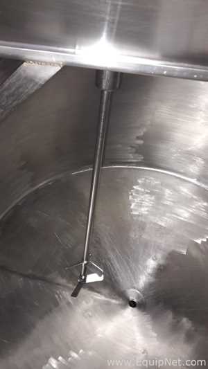 Mixing Vessels - Custom 2000lt with top mounted agitator & jacketed, stainless steel