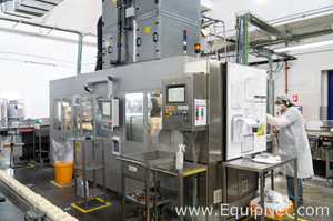 Hot Fill Deodorant Filling Line With Late Model Weckerle UF150 Filler